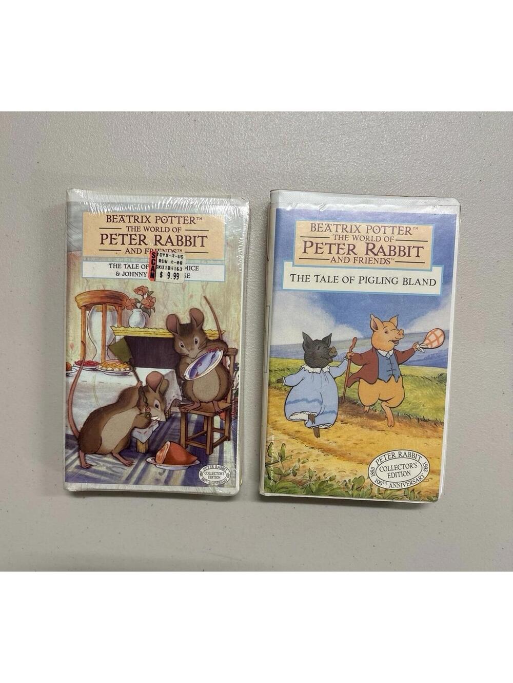 Beatrix Potter’s Peter Rabbit and Friends 90s VHS Tapes